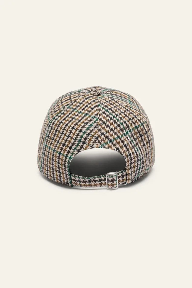 Striped Cap Hame Brown Women Baandsh Hats