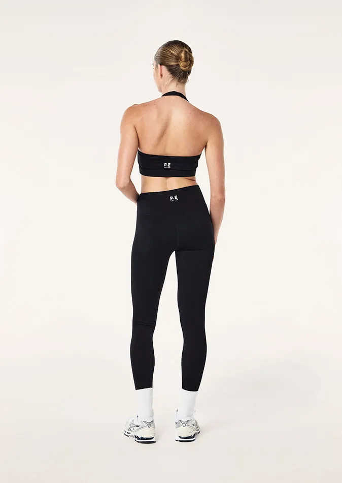 StudioSoft PE Nation Women UNWIND SPORTS BRA IN BLACK