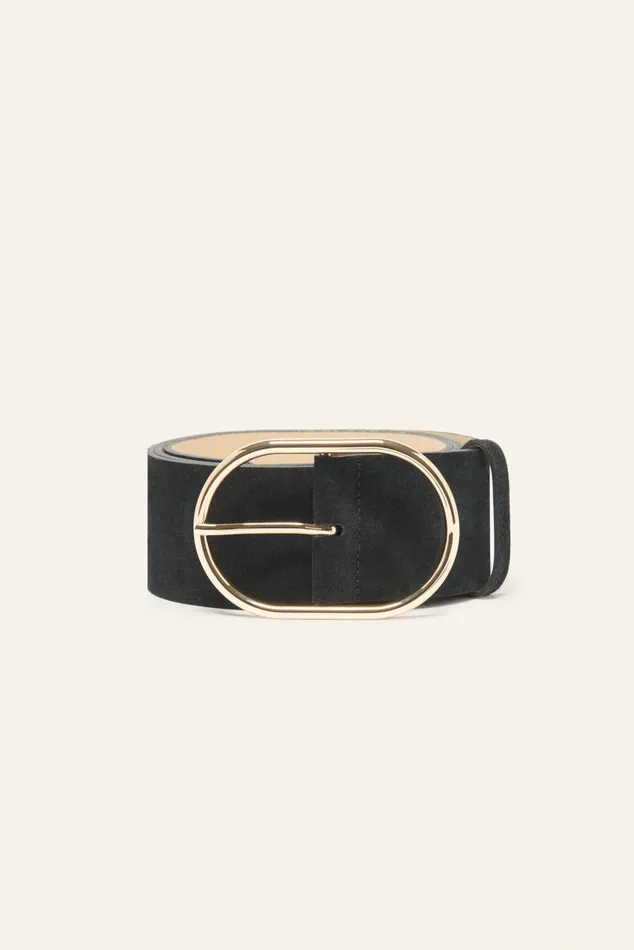 Suede Belt Cole Black Women Baandsh Belts