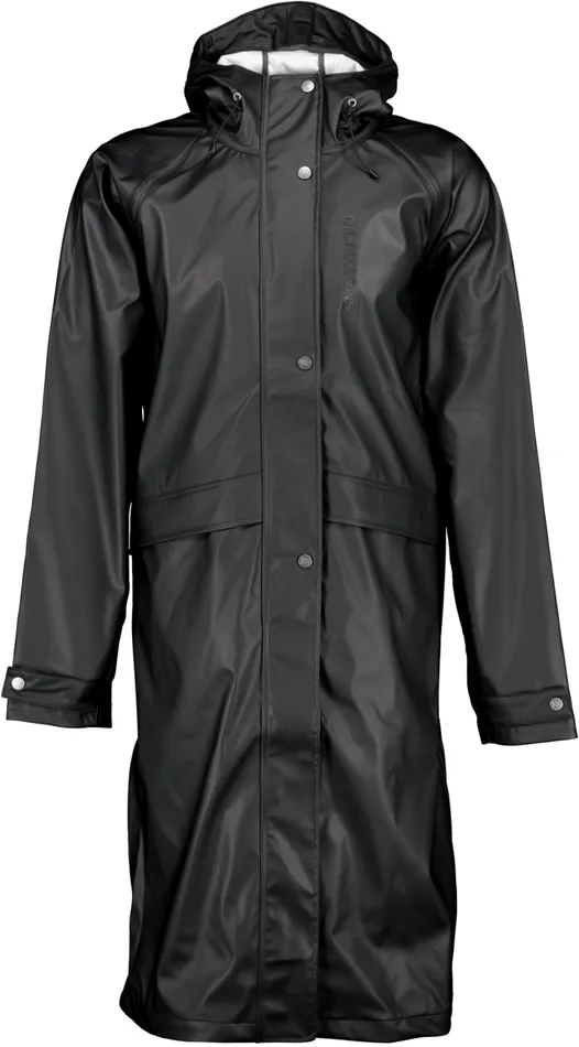 Sund Unisex Parka Galon Black WomenMen Didriksons Lightweight Jackets