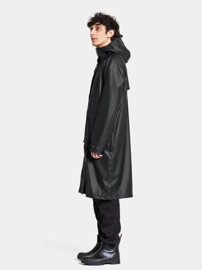 Sund Unisex Parka Galon Black WomenMen Didriksons Lightweight Jackets