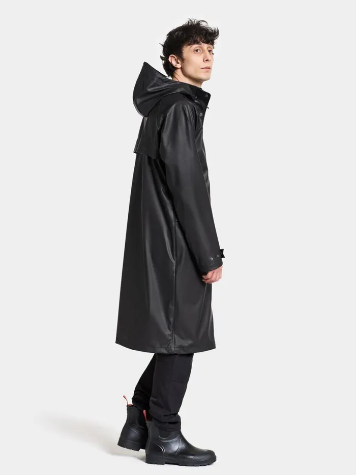 Sund Unisex Parka Galon Black WomenMen Didriksons Lightweight Jackets