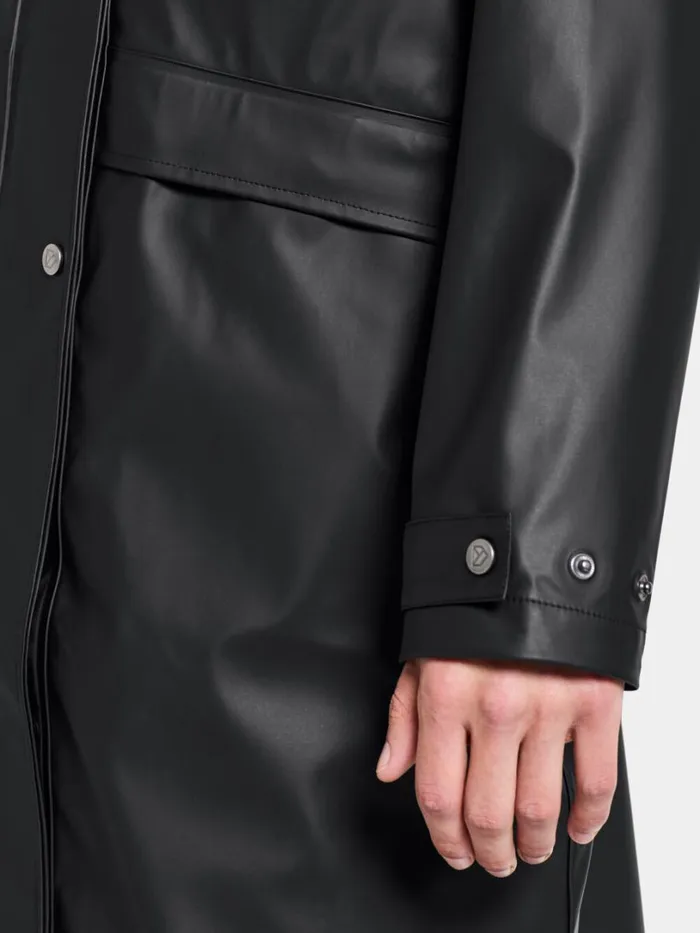 Sund Unisex Parka Galon Black WomenMen Didriksons Lightweight Jackets