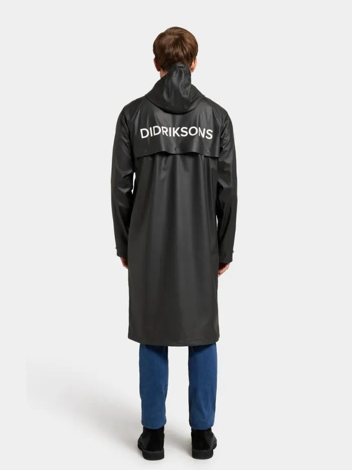 Sund Unisex Printed Parka Galon Black WomenMen Didriksons Lightweight Jackets Sund Unisex Printed Parka Galon Black WomenMen Didriksons Lightweight Jackets