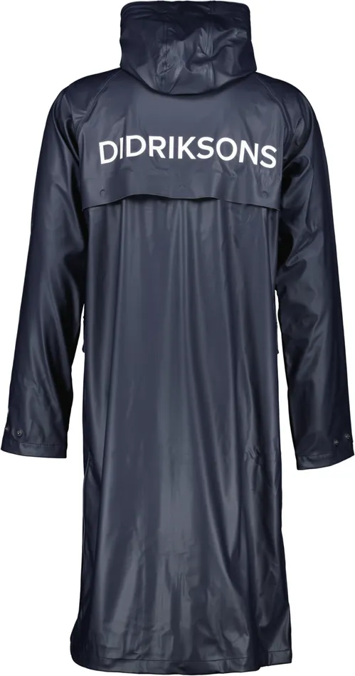 Sund Unisex Printed Parka Galon Dark Night Blue WomenMen Didriksons Lightweight Jackets