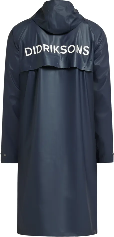 Sund Unisex Printed Parka Galon Dark Night Blue WomenMen Didriksons Lightweight Jackets