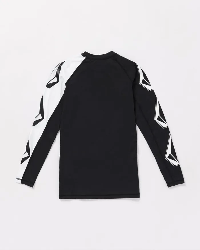 Surf Vitals Jack Robinson Long Sleeve Rashguard 8211 Black Mens Volcom Surf Vitals