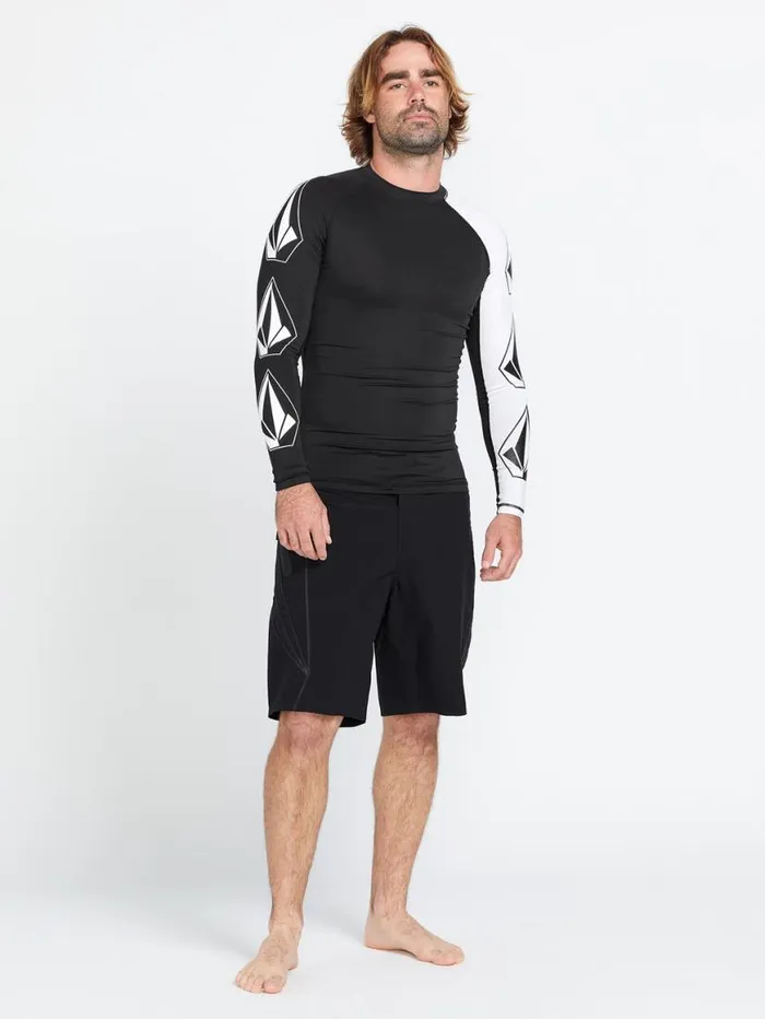 Surf Vitals Jack Robinson ModTech Trunks 8211 Black Mens Volcom Boardshorts and Trunks
