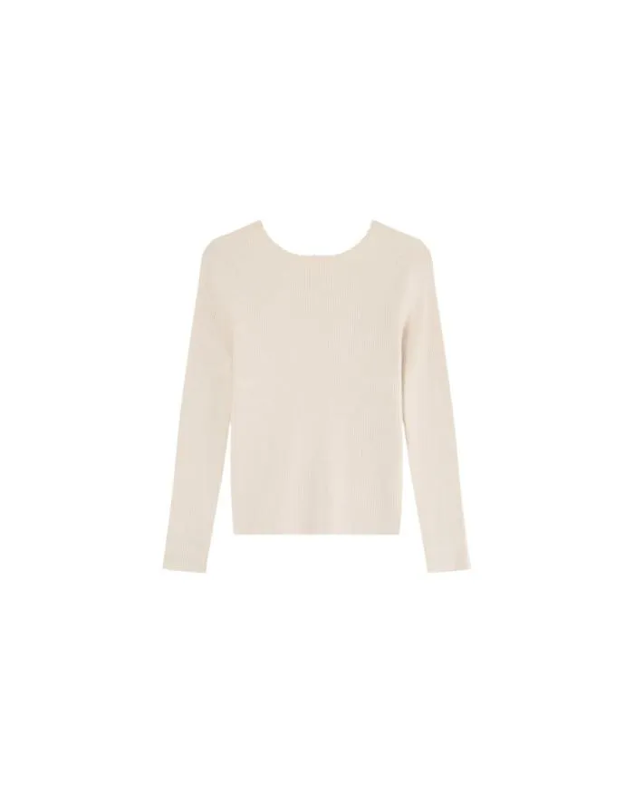 SWEATER BEIGE MADDIE Shop Grace and Mila Plain Jumpers