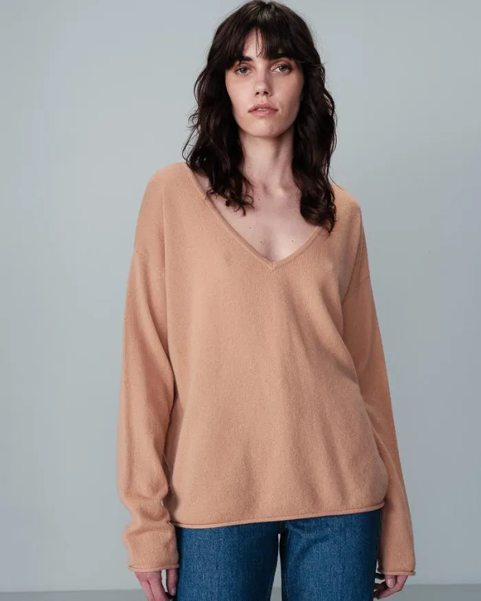 SWEATER CAMEL NAO Shop Grace and Mila Plain Jumpers