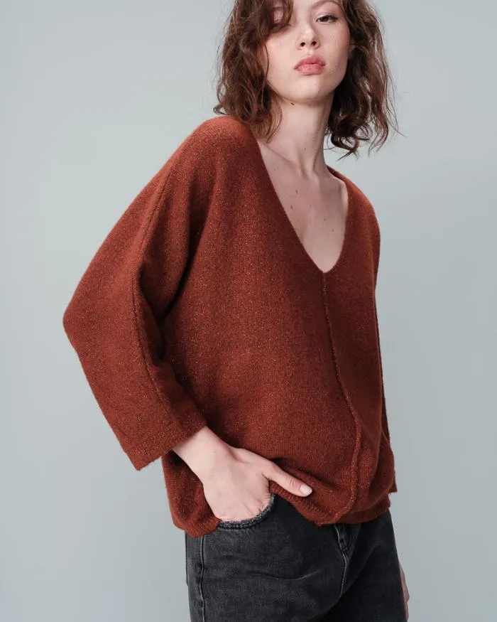 SWEATER CARAMEL NADIR Shop Grace and Mila Plain Jumpers