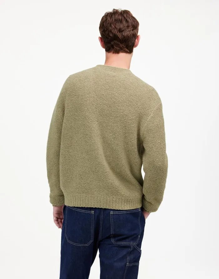 Sweaters Men Madewell Boucl Cardigan Sweater Faded Surplus
