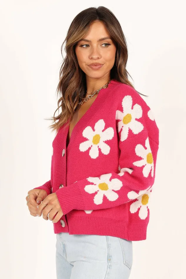 Sweaters Petal and Pup Women Daisy Cardigan Orchid