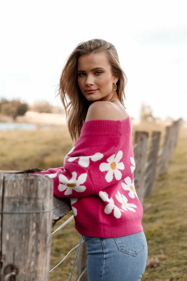 Sweaters Petal and Pup Women Daisy Cardigan Orchid