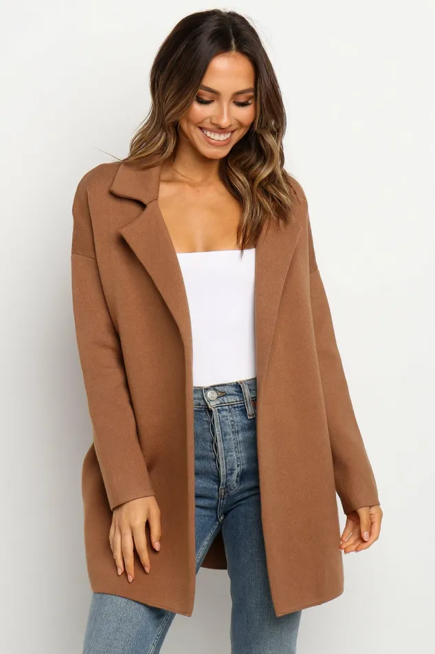 Sweaters Petal and Pup Women Lenore Coatigan Brown