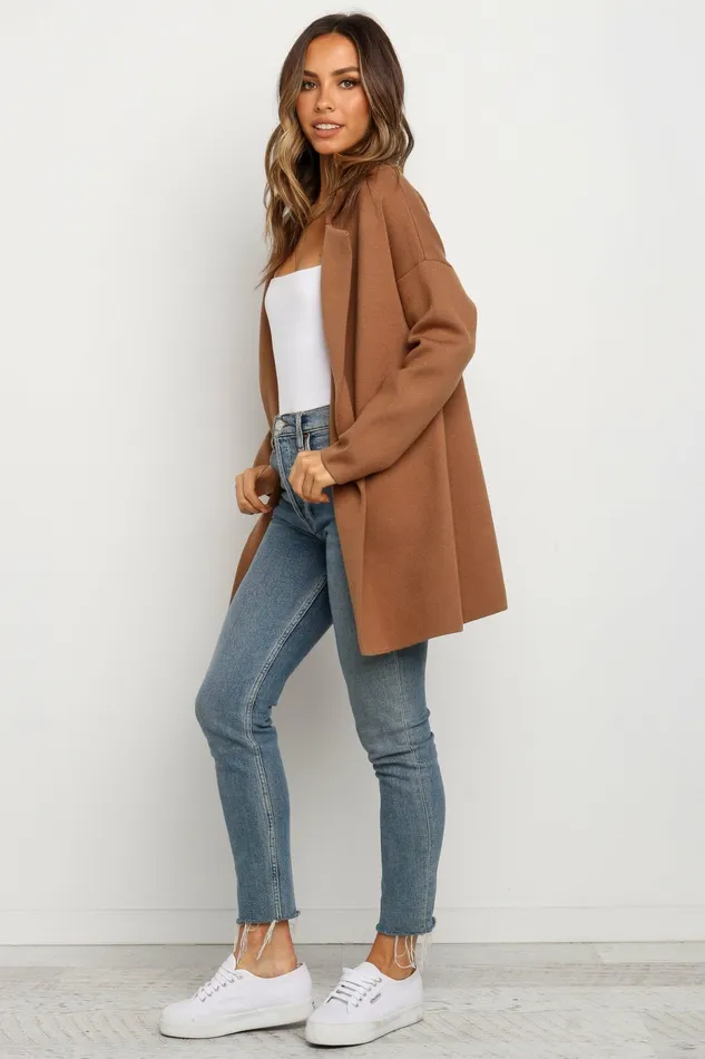 Sweaters Petal and Pup Women Lenore Coatigan Brown