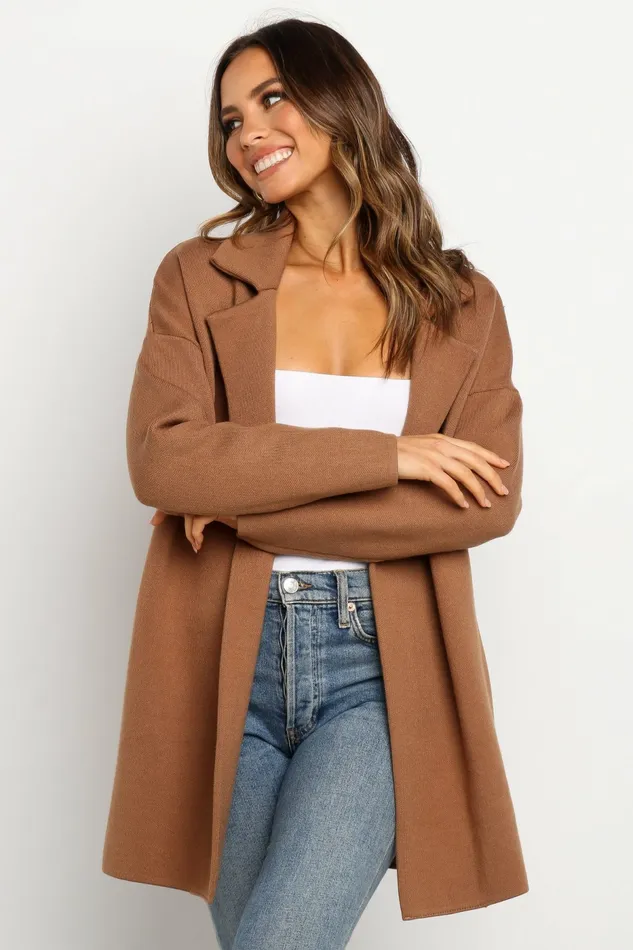 Sweaters Petal and Pup Women Lenore Coatigan Brown