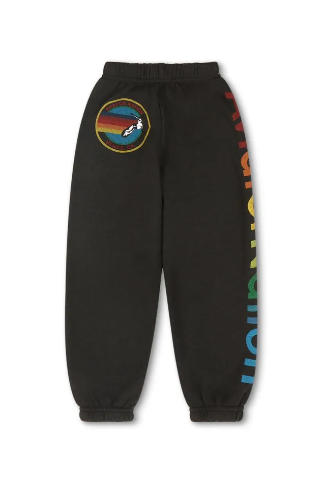 Sweatpants 8211 Black Kids Aviator Nation Sweatpants