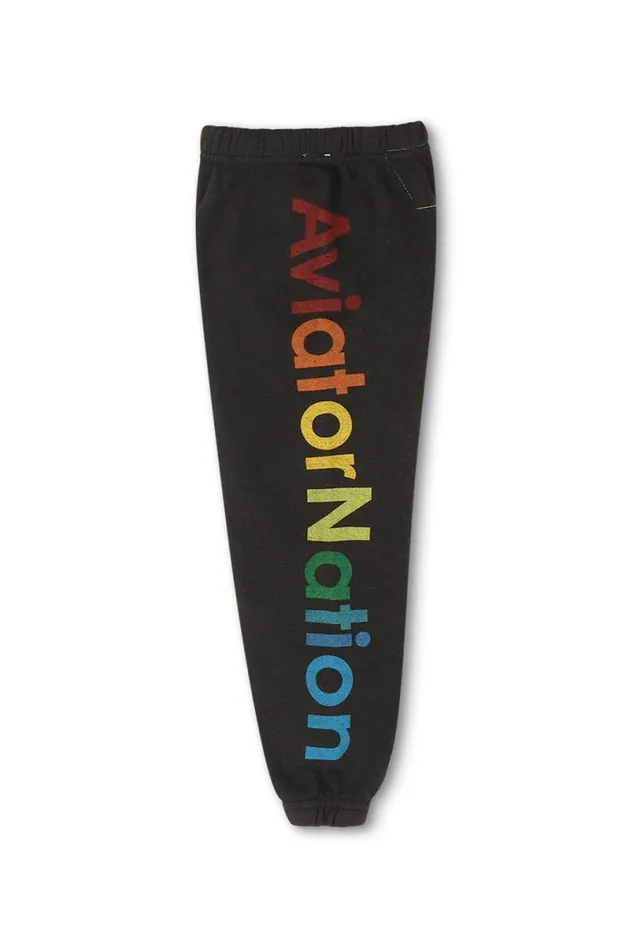 Sweatpants 8211 Black Kids Aviator Nation Sweatpants