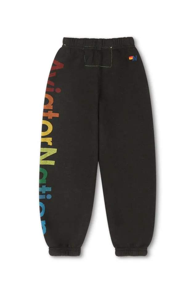 Sweatpants 8211 Black Kids Aviator Nation Sweatpants
