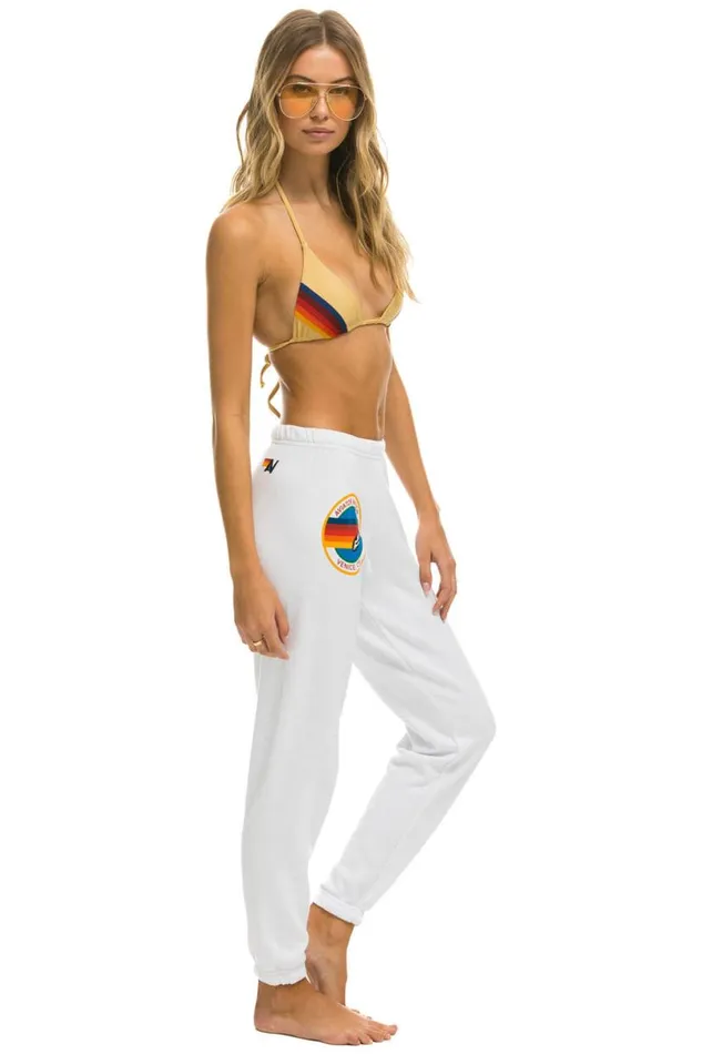 Sweatpants 8211 White Women Aviator Nation Sweatpants
