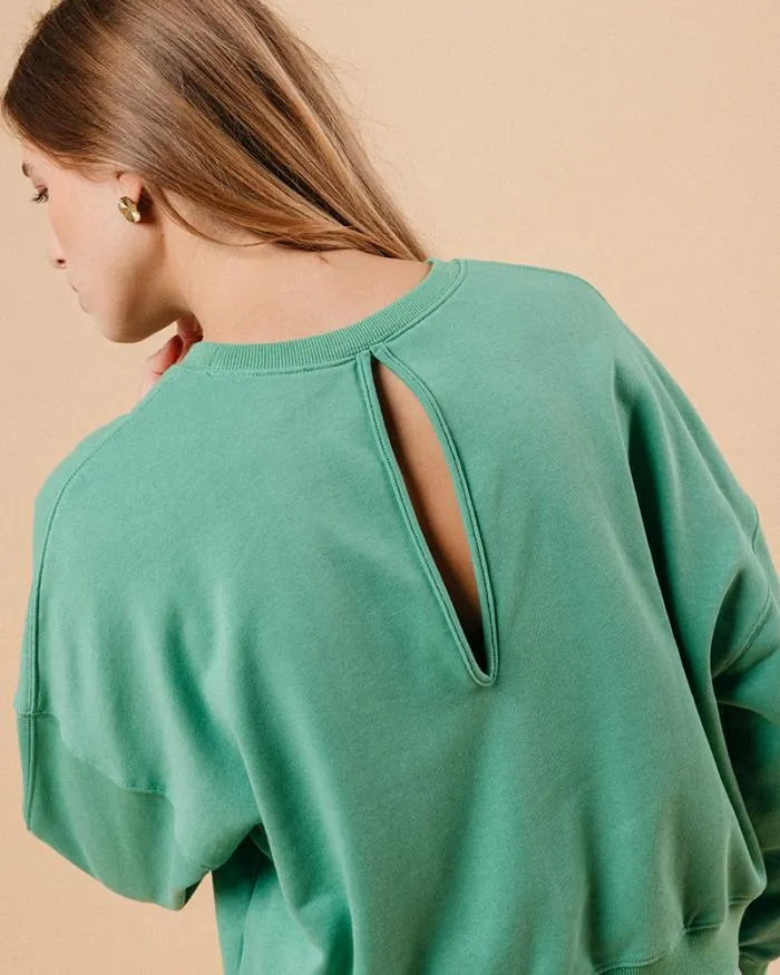 SWEATSHIRT VERT MARAIS Shop Grace and Mila Sweatshirts