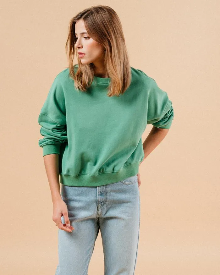 SWEATSHIRT VERT MARAIS Shop Grace and Mila Sweatshirts
