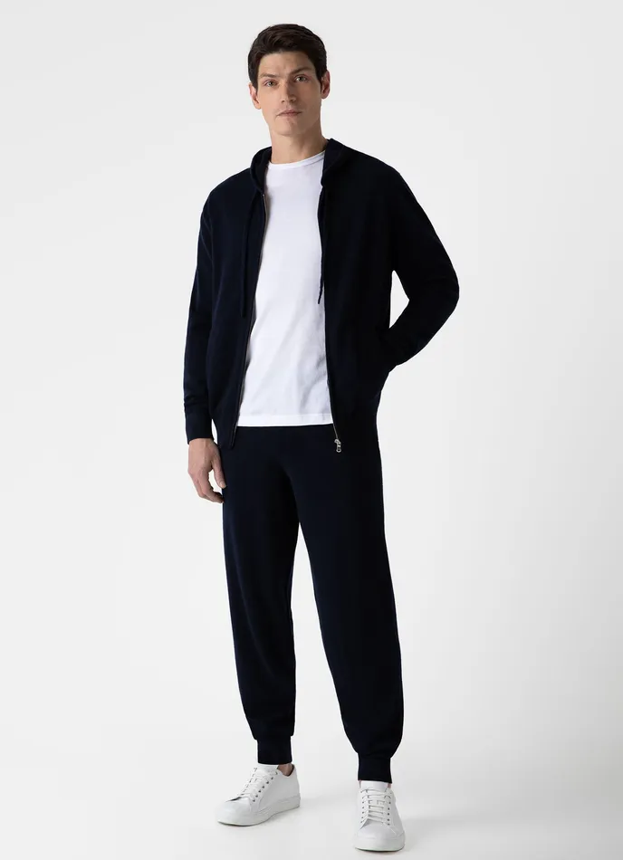 Sweatshirts and Sweatpants Men ussunspel Cashmere Zip Hoodie Navy Sweatshirts and Sweatpants Men ussunspel Cashmere Zip Hoodie Navy