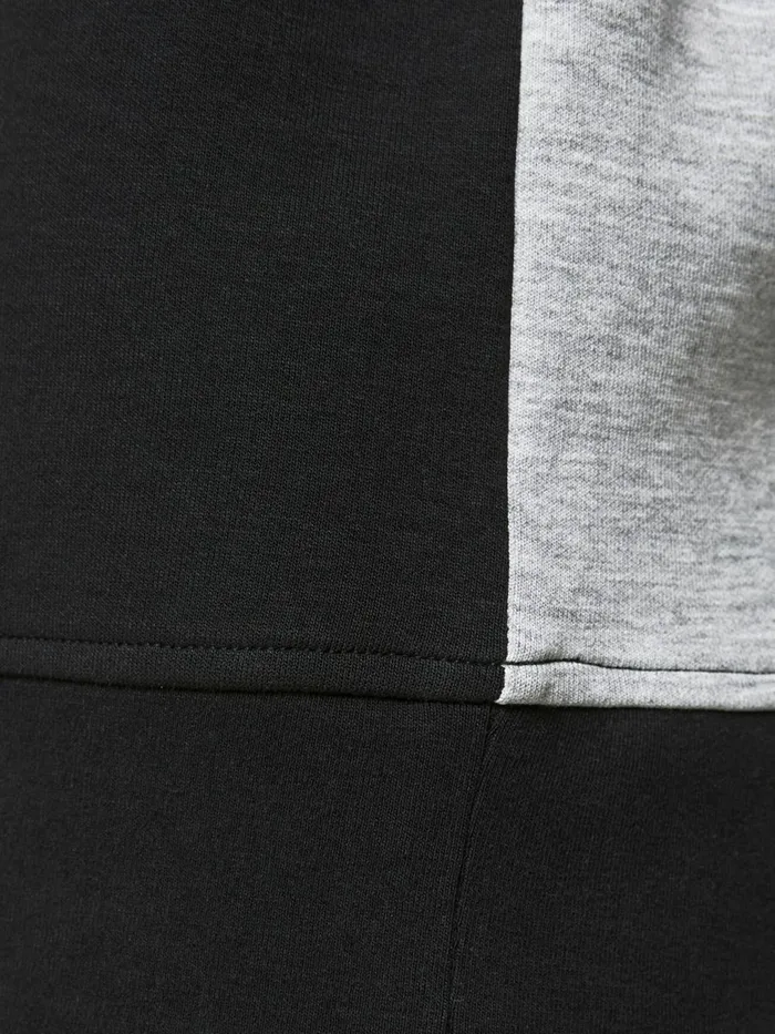 Sweatshirts JACK and JONES Mens COLOUR BLOCK SWEATSHIRT Grey Light Grey Melange On Sale
