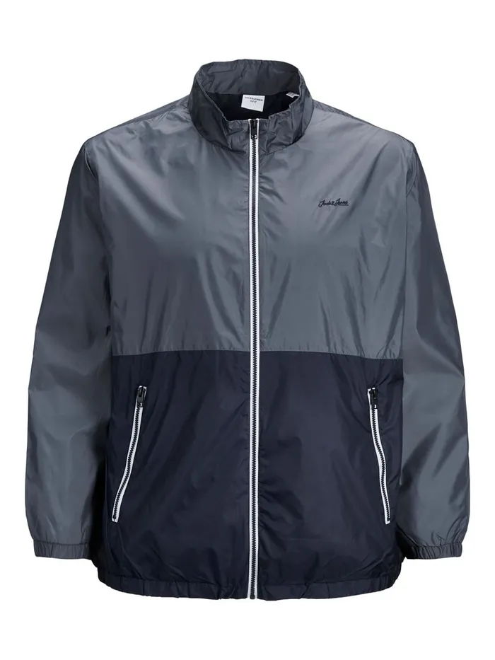 Sweatshirts JACK and JONES Mens RECYCLED POLYESTER BLEND PLUS SIZE JACKET Blue Ombre Blue Casaul Sweatshirts JACK and JONES Mens RECYCLED POLYESTER BLEND PLUS SIZE JACKET Blue Ombre Blue Casaul