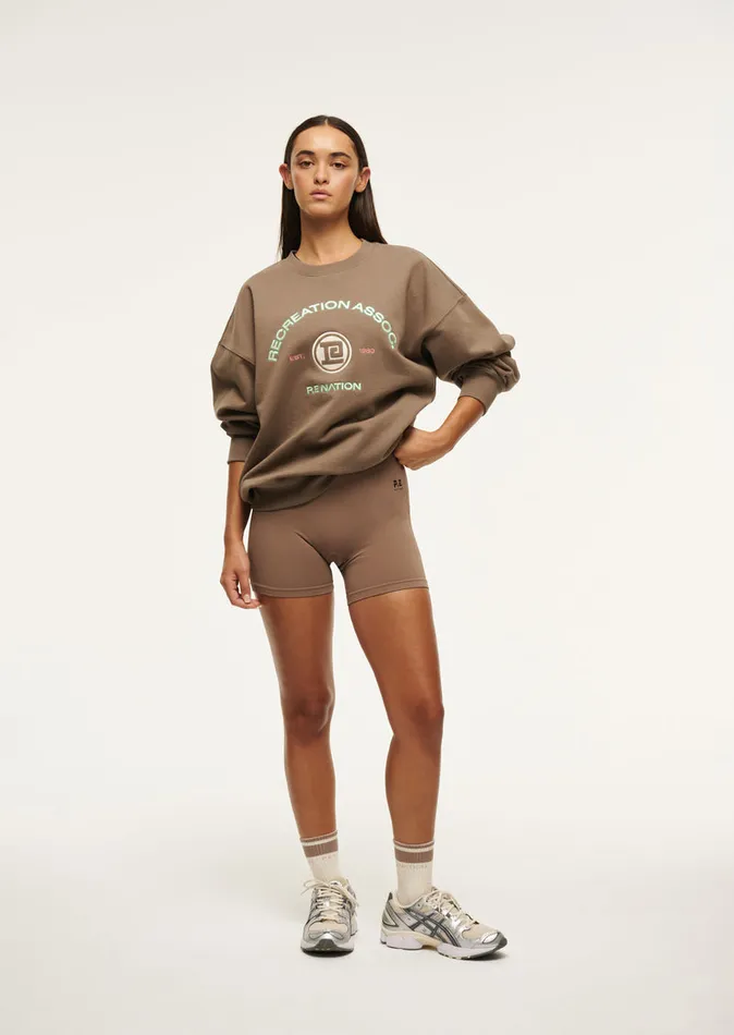 Sweatshirts PE Nation Women CRESCENT SWEAT IN FOSSIL