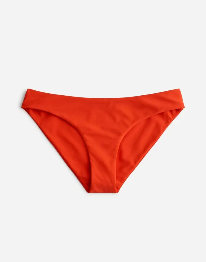 Swim Women Madewell Jade Swim Lure Bikini Bottom Persimmon