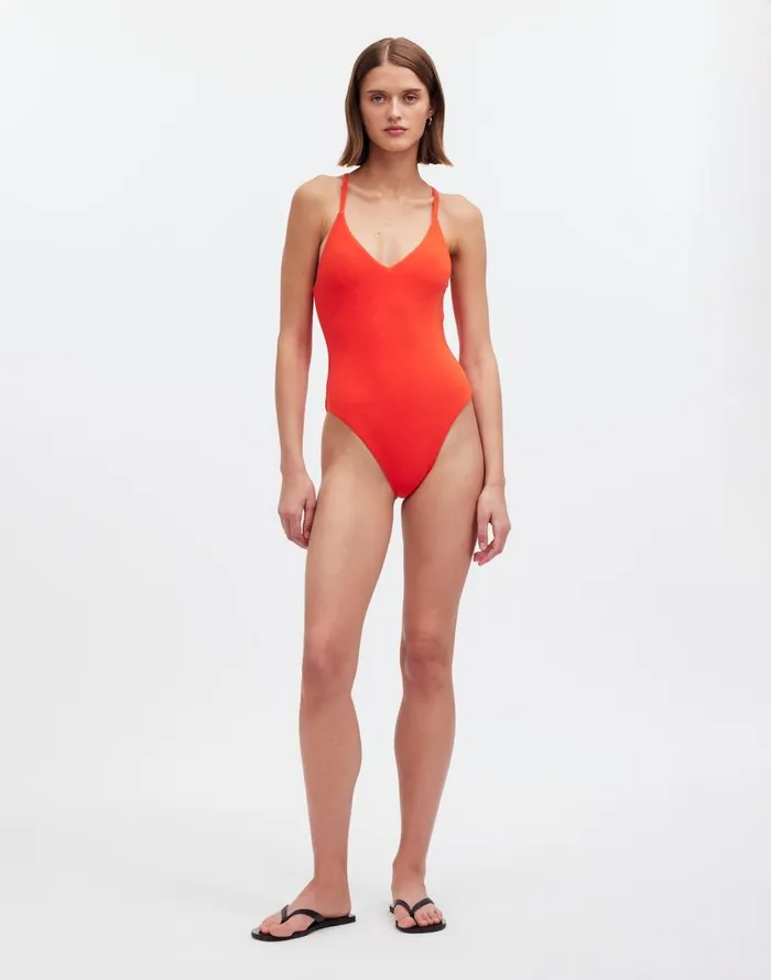 Swim Women Madewell Zulu and Zephyr Chilli Pepper Toweling OnePiece Swimsuit Chilli Pepper Swim Women Madewell Zulu and Zephyr Chilli Pepper Toweling OnePiece Swimsuit Chilli Pepper