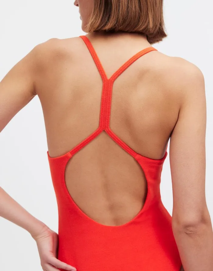 Swim Women Madewell Zulu and Zephyr Chilli Pepper Toweling OnePiece Swimsuit Chilli Pepper