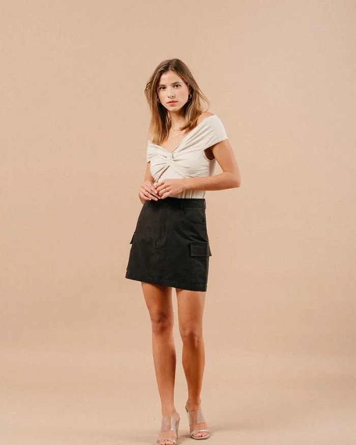 TSHIRT BEIGE MANDARIN Shop Grace and Mila Dressy Tops