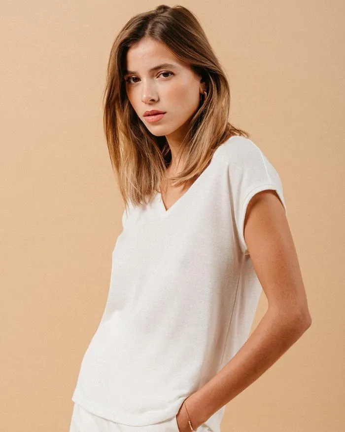 TSHIRT ECRU MALIN Shop Grace and Mila ShortSleeves Tshirts