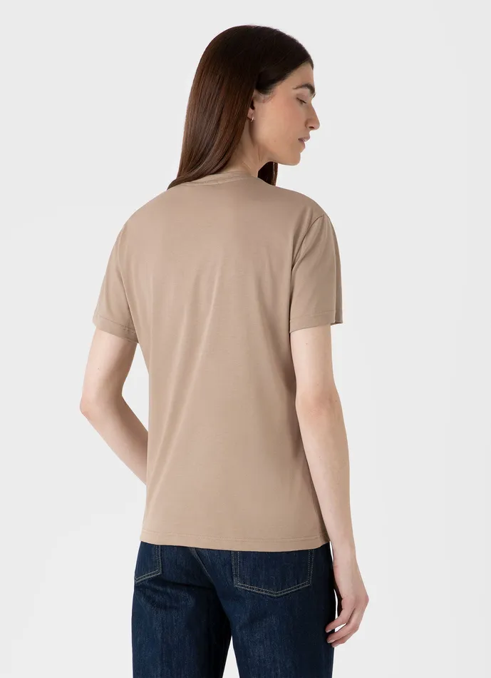 Tshirts and Tops Boy Fit Tshirt Sandstone ussunspel Women Tshirts and Tops Boy Fit Tshirt Sandstone ussunspel Women