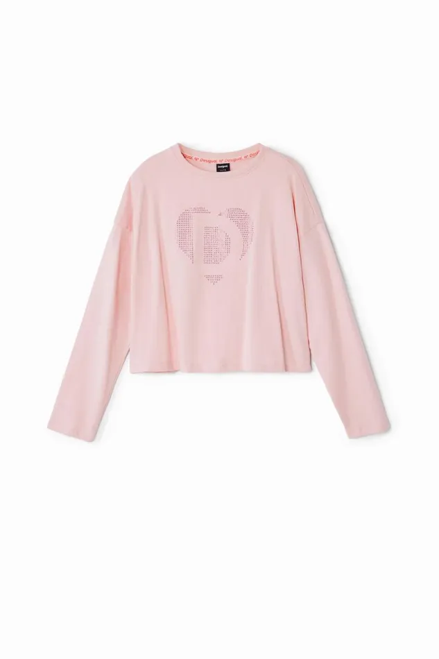 Tshirts And Shirts Kids Desigual Desigual Heart Tshirt Red