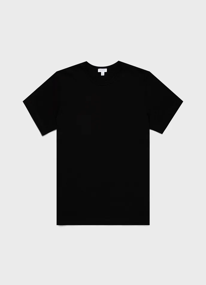 Tshirts Heavyweight Jersey Tshirt Black ussunspel Men