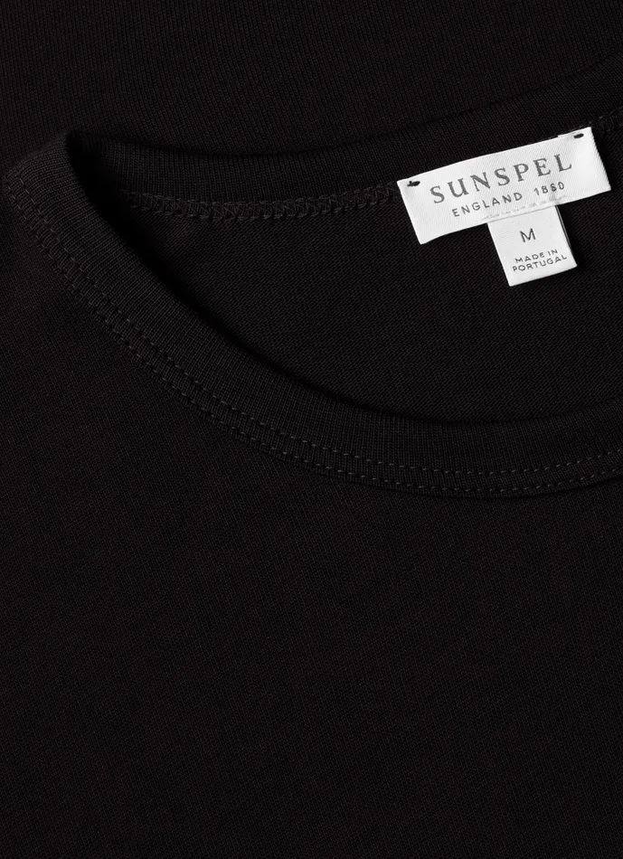 Tshirts Heavyweight Jersey Tshirt Black ussunspel Men Tshirts Heavyweight Jersey Tshirt Black ussunspel Men
