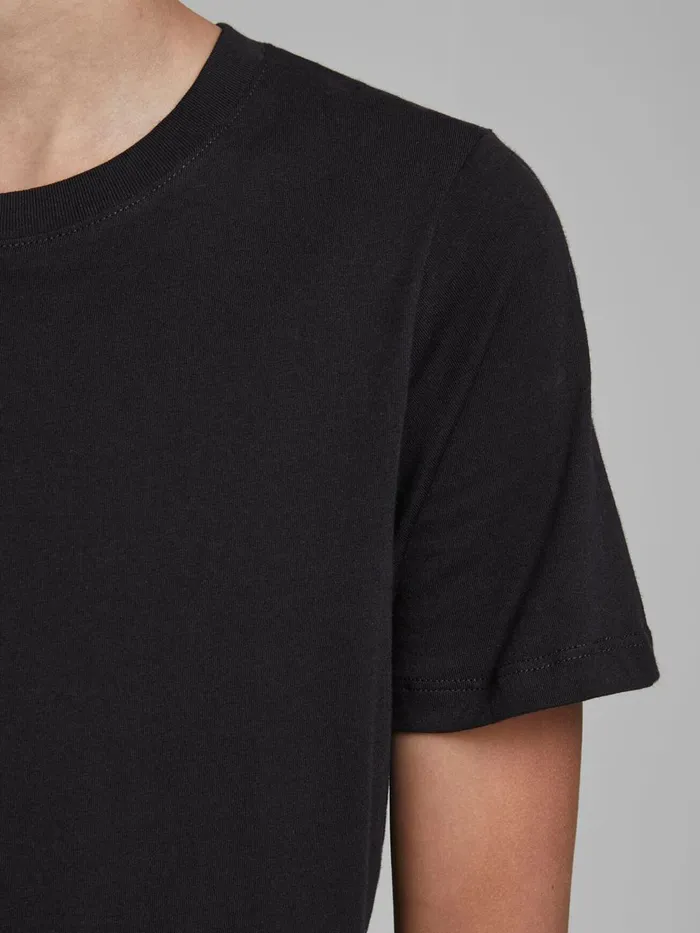 Tshirts JACK and JONES Junior BOYS 2PACK ORGANIC COTTON TSHIRT Black White Near Me