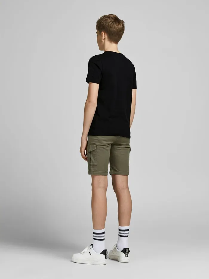 Tshirts JACK and JONES Junior BOYS BASKETBALL PRINT TSHIRT Black Black Gift for Friend