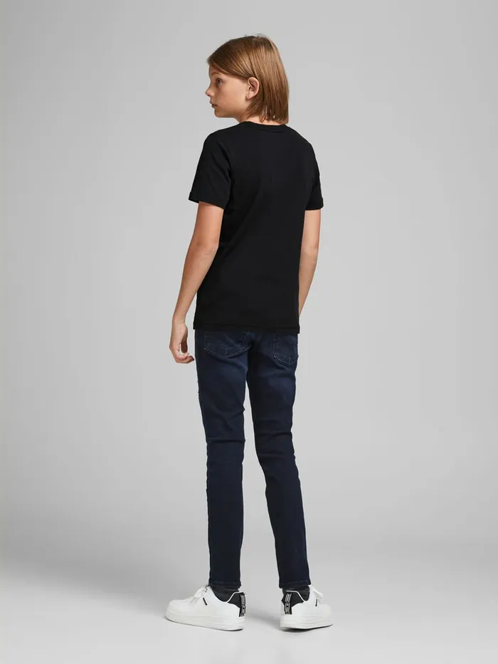Tshirts JACK and JONES Junior BOYS COTTON JERSEY TSHIRT Black Black For Sale