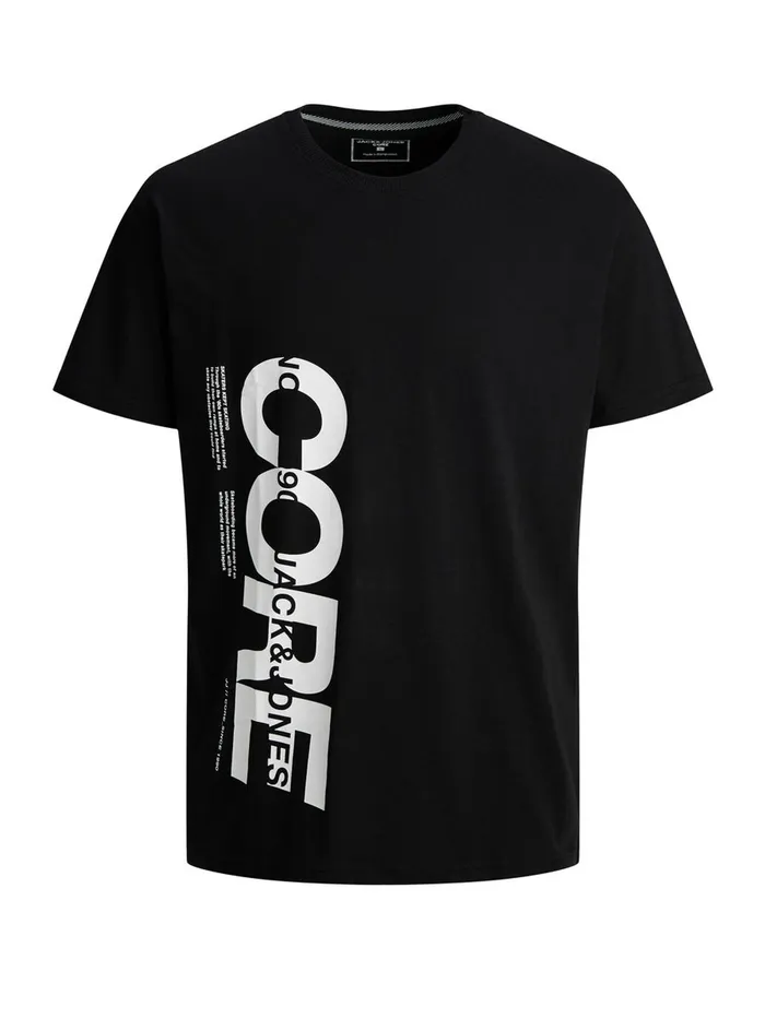 Tshirts JACK and JONES Junior BOYS COTTON JERSEY TSHIRT Black Black For Sale