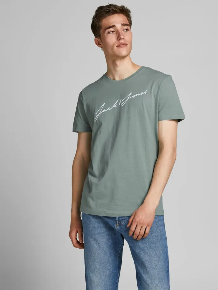 Tshirts JACK and JONES Mens 5PACK LOGO TSHIRT White White Online
