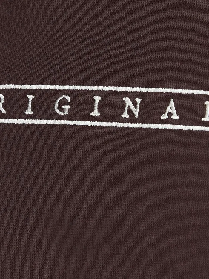 Tshirts JACK and JONES Mens BACK PRINT TSHIRT Brown Seal Brown Gift for Friend