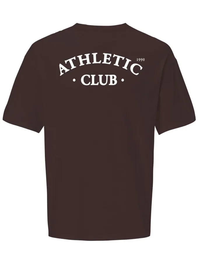 Tshirts JACK and JONES Mens BACK PRINT TSHIRT Brown Seal Brown Gift for Friend