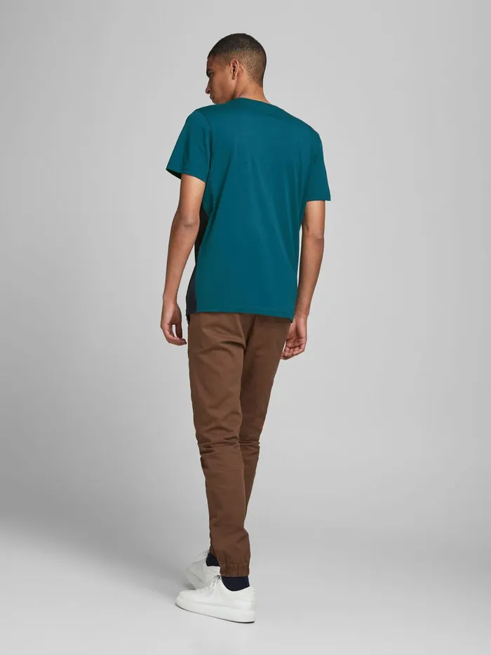 Tshirts JACK and JONES Mens CREW NECK TSHIRT Blue Sailor Blue Cheap On Sale