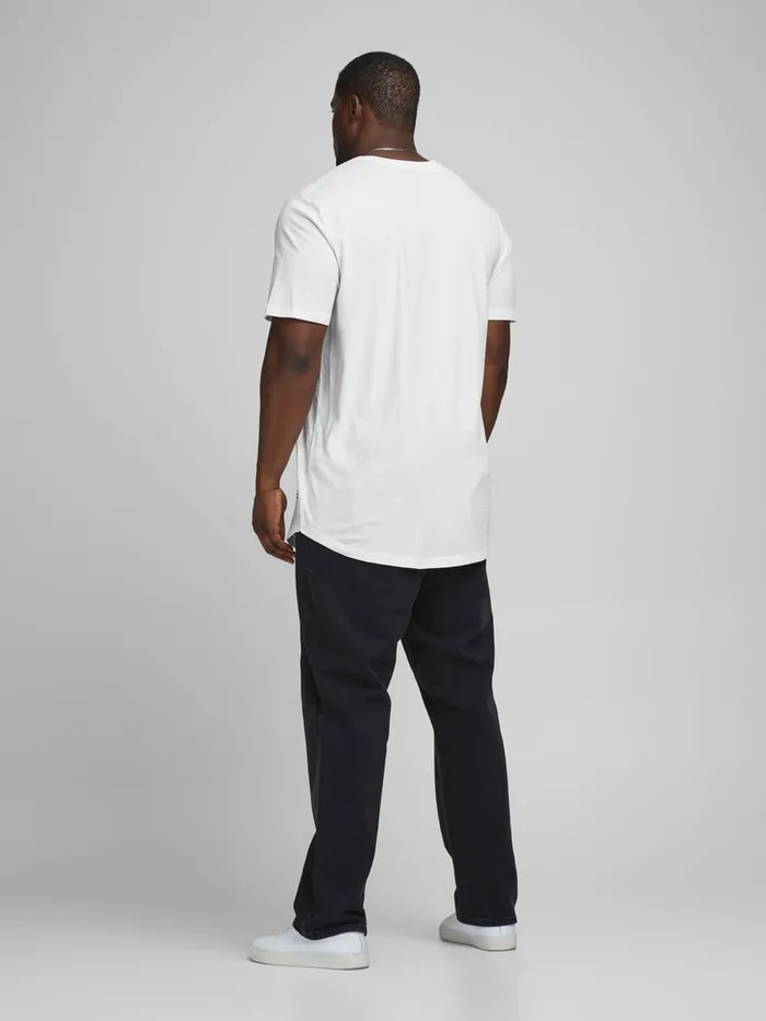 Tshirts JACK and JONES Mens ORGANIC COTTON 5PACK TSHIRT White Crockery Gift 4 You