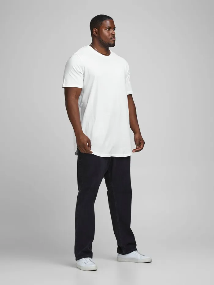 Tshirts JACK and JONES Mens ORGANIC COTTON 5PACK TSHIRT White Crockery Gift 4 You